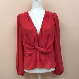 Express Red Blouse